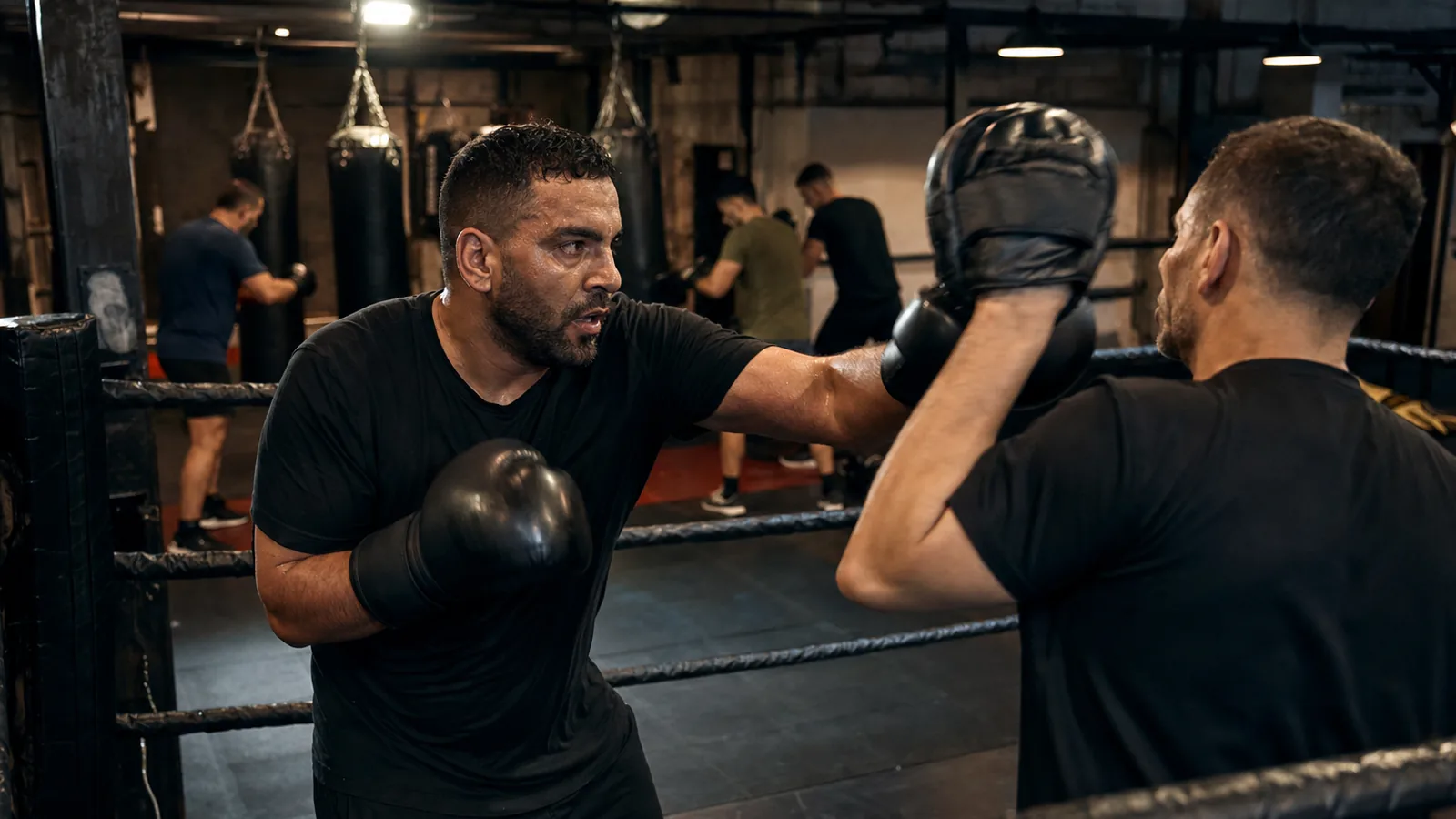 Boxing fitness class work near Lee