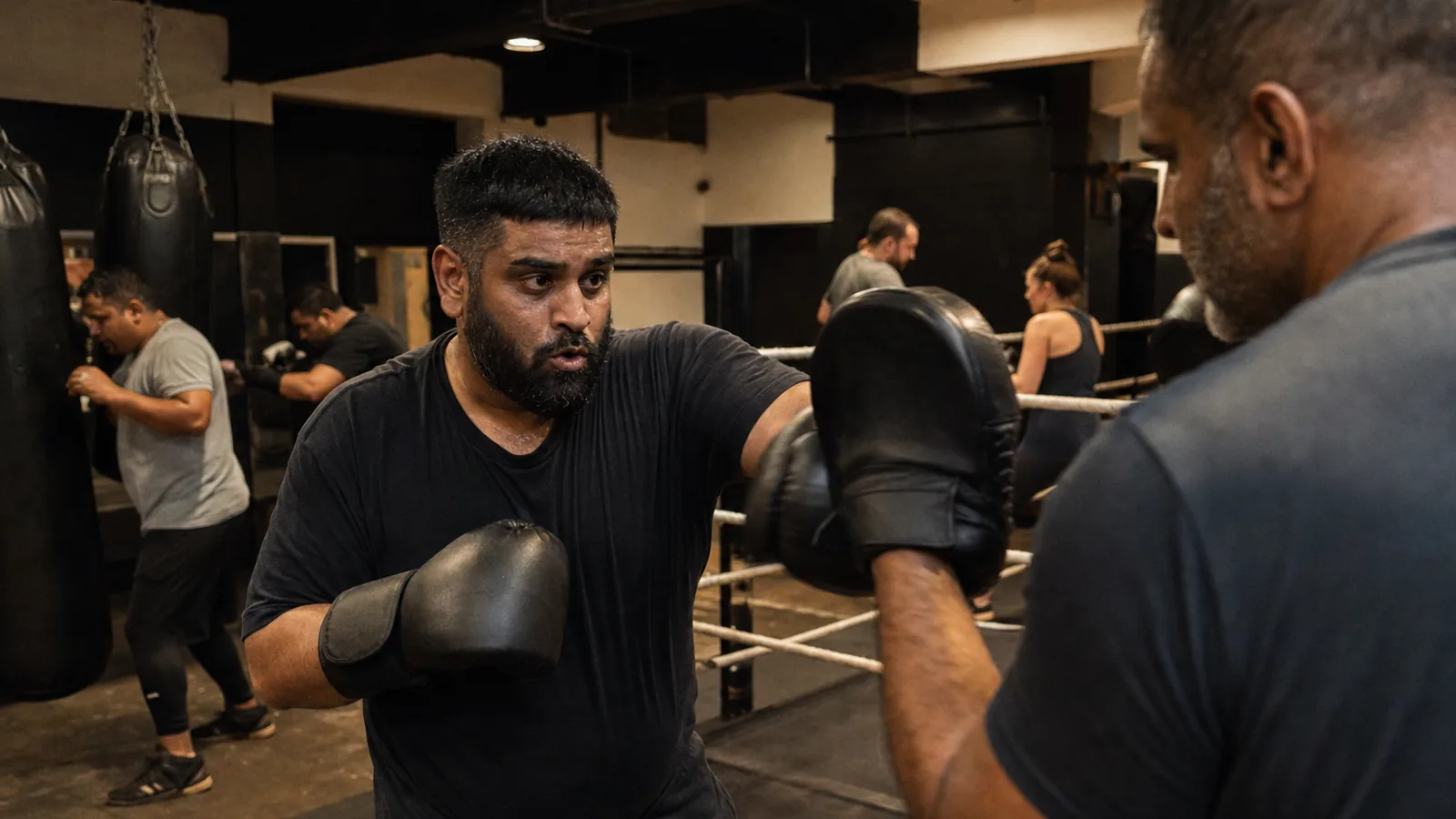 Boxing PT session at Honour and Glory
