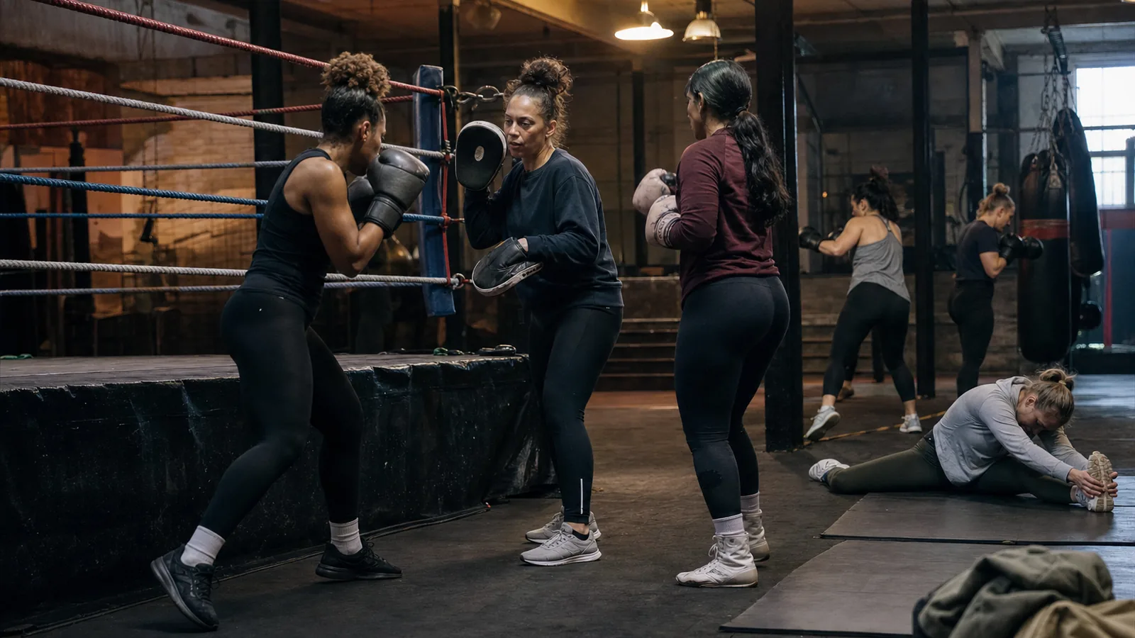 Boxing training at Honour and Glory near Blackheath