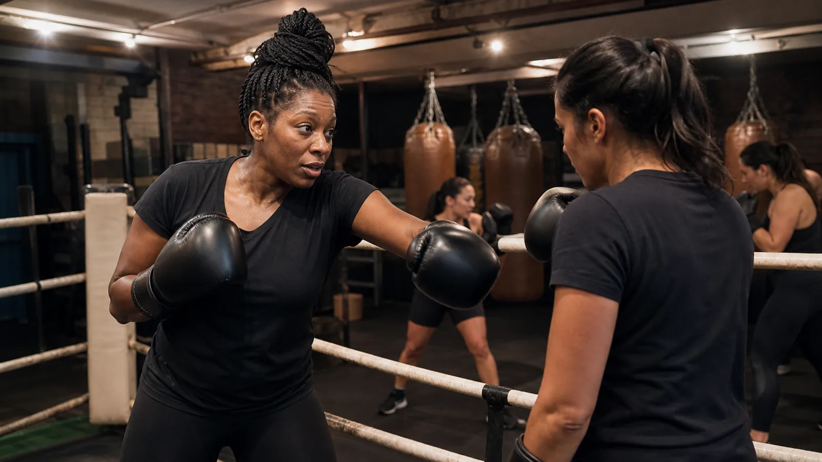 Boxing training at Honour and Glory near Abbey Wood