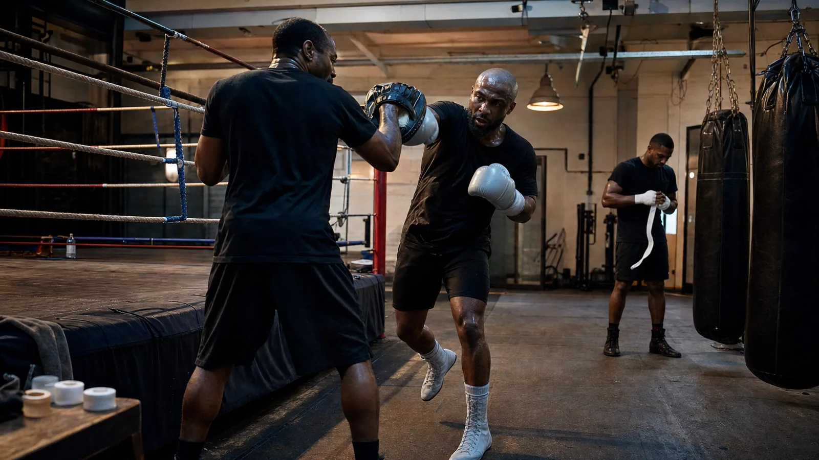 Boxing fitness bag work near Woolwich