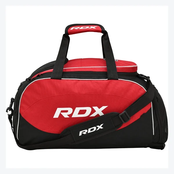 RDX R1 red and black duffel bag with backpack straps product photo
